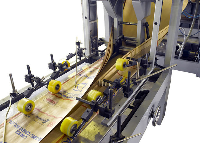 기계 4 색깔에 의하여 동기화되는 인쇄를 만드는 Kraft 종이 Multiwall 자동적인 부대